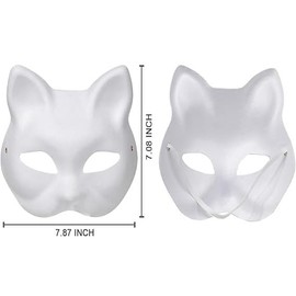 LimCryspp Is A Mask Kit That Comes With Wool Strips And Mesh Fabric, A Half-Face Cat Mask, And An Interesting Outfit. Lt Is Suitable For DIY Drawing Makeup And Role-Playing Parties