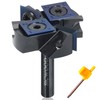 Slab Flattening Router Bit 1/4 Shank with DLC Coated, 1-1/2”