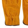 Heat Resistant Cowhide Leather Work Gloves for Welder and Driver,