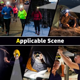 Yongkist Mining Light,Underground Mining Headlamp Coon Hunting Lights Headlamps Waterproof LED Miner Light Rechargeable Explosion-Proof Mining Light (Yellow)