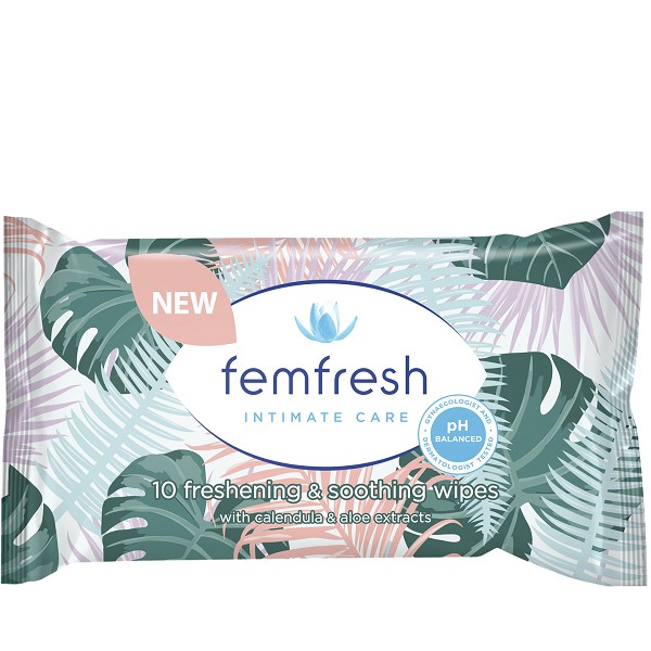 Femfresh Freshening & Soothing Wipes 10