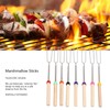 8Pcs Telescoping Extendable Marshmallow Roasting Sticks Marshmallow Sticks Kit Extending