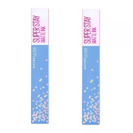 Maybelline New York Pack of 2 Maybelline SuperStay Matte Ink Liquid Lipstick, Birthday Babe 415