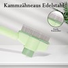 Katomi Cat Comb Green - Grooming Comb for Cats, Fur