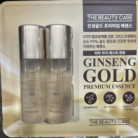 The Beauty Care Ginseng Gold Essence Premium High Moisturizing 120ml 2 Pieces / 더뷰티케어 진생골드 에센스 프리미엄 고보습 120ml 2개입