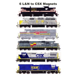 Louisville & Nashville to CSX 6 magnets Andy Fletcher
