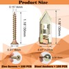 Sunxeke 200 Pcs Self Drilling Drywall Anchors with Screws,100 Sheetrock