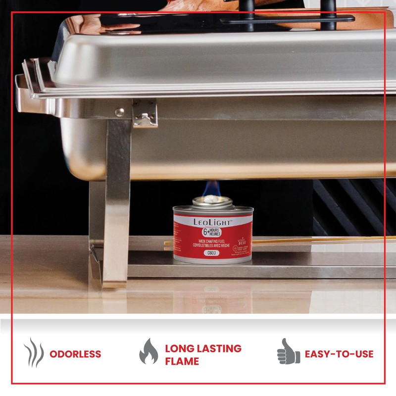 6 Pack Chafing Fuel 6 Hour Burn – Odorless, Smokeless