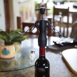 Topyond Corkscrew Wine Opener,Convient Wing Corkscrews for Fast Open Alloy Premium Wing Wine Bottle Opener Safe ang Efficient Suitable for Home Bar Use