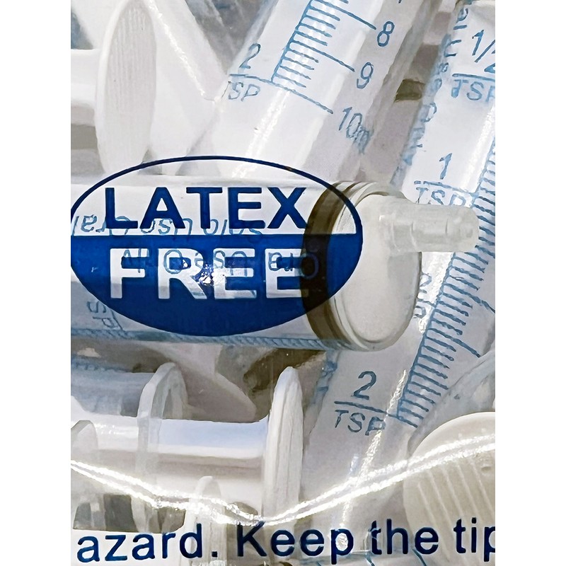 10ML UltraFlo Oral Syringe with Cap - Eccentric Tip -