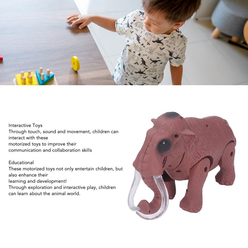 Electric Animal Toys with Sounds and Lights Safe Funny Interactive