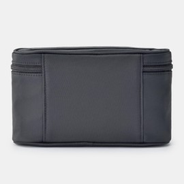 MUJI 83525460 Nylon Hand Pouch, Thin, Black, Approx. 8.1 x 2.4 x 4.9 inches (20.5 x 6 x 12.5 cm)