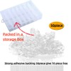 YOYOQIEKENAO[Clear 50pcs, Large, Packed in Storage Box] Cable Clamp with
