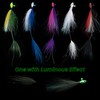 Goture 5pcs Bucktail Jigs Saltwater Fishing Jigs - Walleye, Bass,