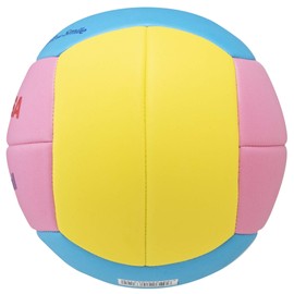 MIKASA Smile Dodge Ball No. 2 (For Elementary School Students and Toddlers) Machine Sewing Pink/Blue/Yellow STPED2-PSBLY Recommended Internal Pressure 0.20 - 0.30 kgf/cm)