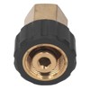 Pressure Washer Adapter Brass Rubber Anti Corrosion G1/4in to M22