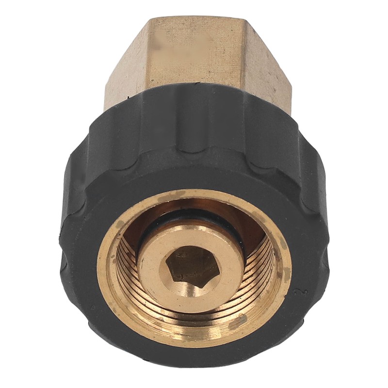 Pressure Washer Adapter Brass Rubber Anti Corrosion G1/4in to M22
