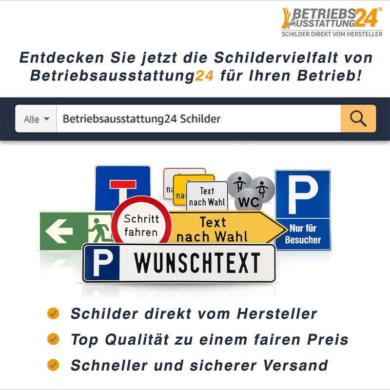 Betriebsausstattung24® Warning Combination Sign "Cable Under Voltage" | Safety Sign
