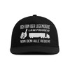 tshirtladen Funny Snapback Cap - Ich Bin der legendäre LKW