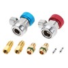 R134A Quick Joint Quick Coupler Adjustable L Shape Gas Charge