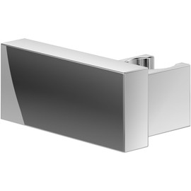 Villeroy & Boch Universal Showers Hand Shower Holder Wall Mounted Shower Head Holder Heavy Duty Brass Compatible with Many Hand Showers Square Chrome