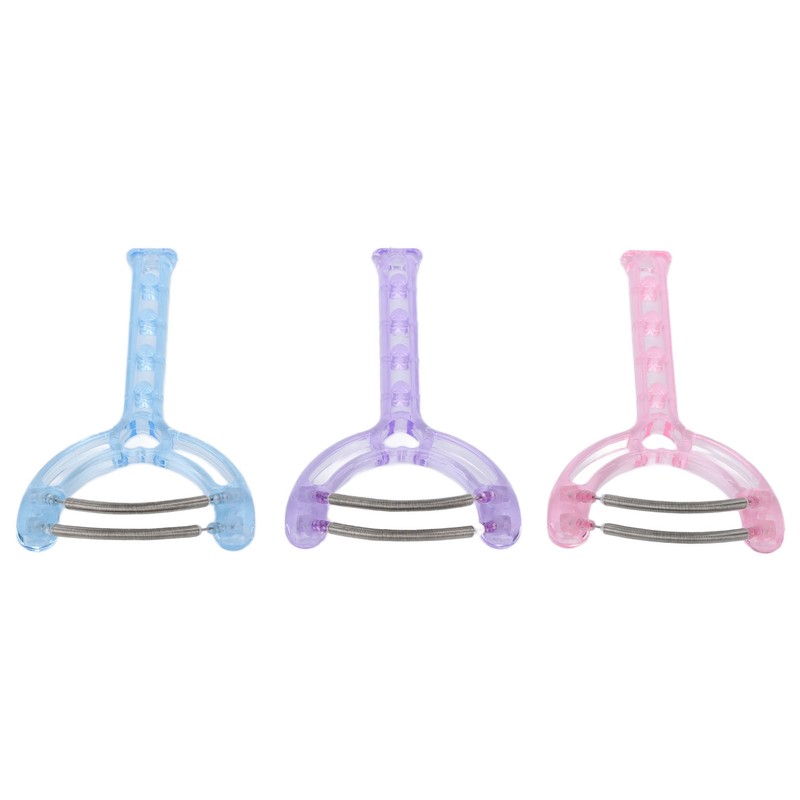 3PCS Facial Hair Removal Spring Handheld Face Epilator for Women