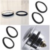 ECSiNG Sink Seal O-Ring Replacement Gaskets for Metal Sink Plug