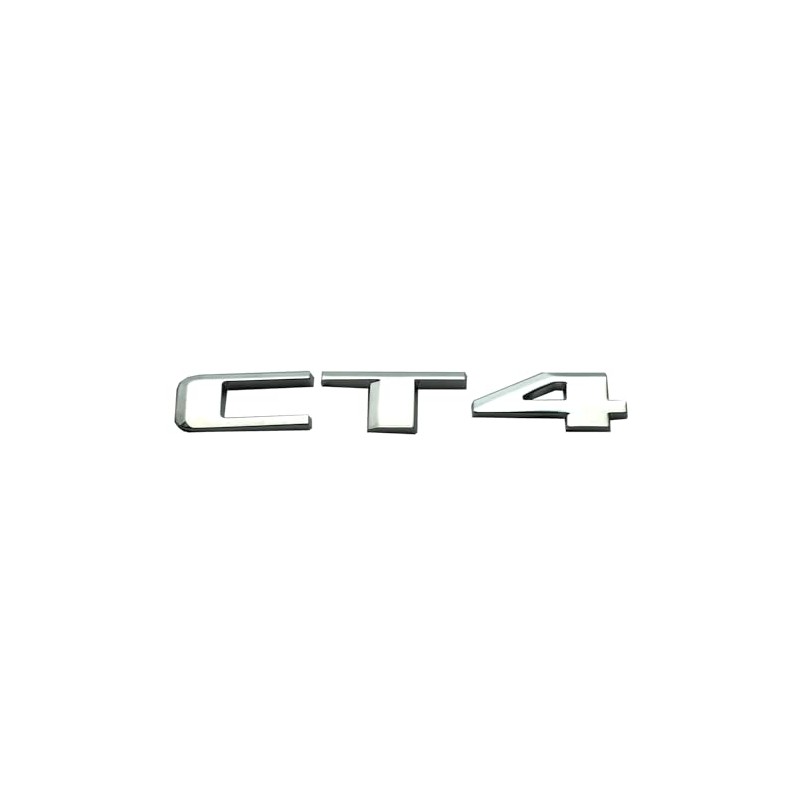 1x CT4 Rear Trunk Decklid Letter Adhesive Badge Emblem Nameplate