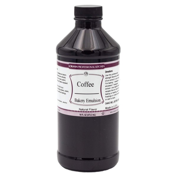 LorAnn Coffee Bakery Emulsion, 16 ounce bottle