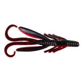 Berkley Gulp! SW Hog 3 Black Red Berry G2SQH3-BLRDB Smell Taste Worm Claude Rockfish Flatfish