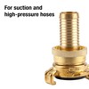 Gardena Brass Suction and High-Pressure Coupling for 19 mm (3/4