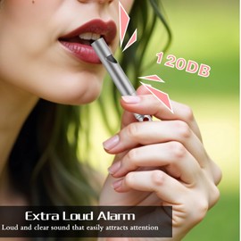 2Pcs Titanium Whistle Emergency, 120DB Titanium Whistle with Lanyard for Hiking, Camping, and Emergencies