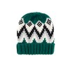 Shiraleah Andy Green Chevron Knit Beanie, Green, One Size