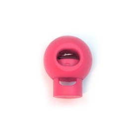 Set of 5 Plastic Cord Lock Cord Clamp (Tanka) Diameter 18 mm for Ropes, Jacket Etc., Colour: Pink – Ganzoo