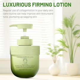 Crema Reafirmante De Colágeno De Lujo Divglow(2 Frascos) Loción Corporal Hidratante Reafirmante De Colágeno Que Levanta, Reafirma Y Tonifica Para Una 