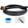 Leakproof Dehumidifier Drain Hose 3/4 Inch FHT Connection Brass Interface