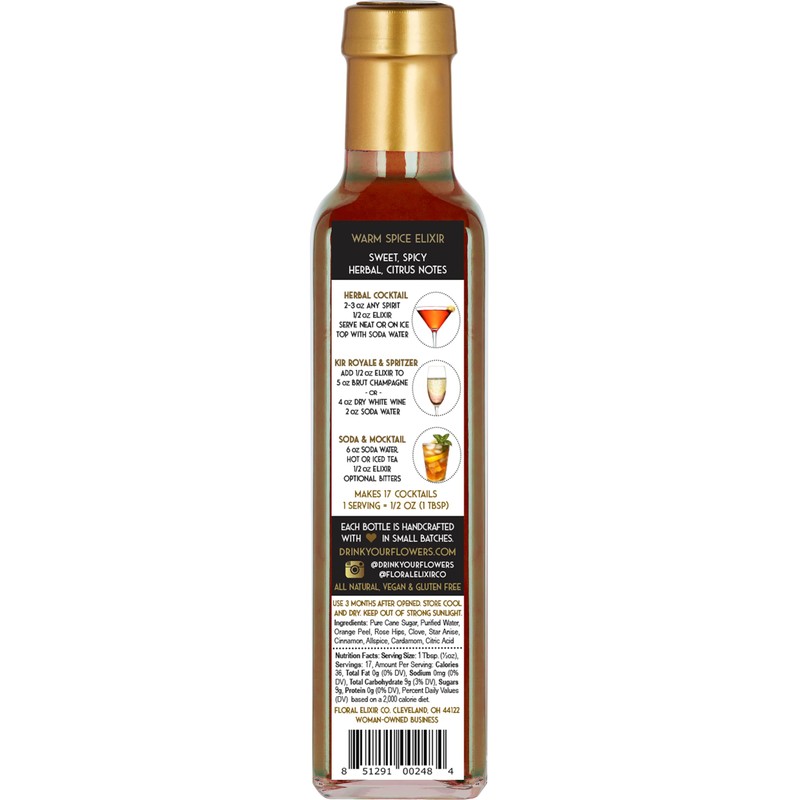 Floral Elixir Co. - All Natural HERB Syrup for Cocktails