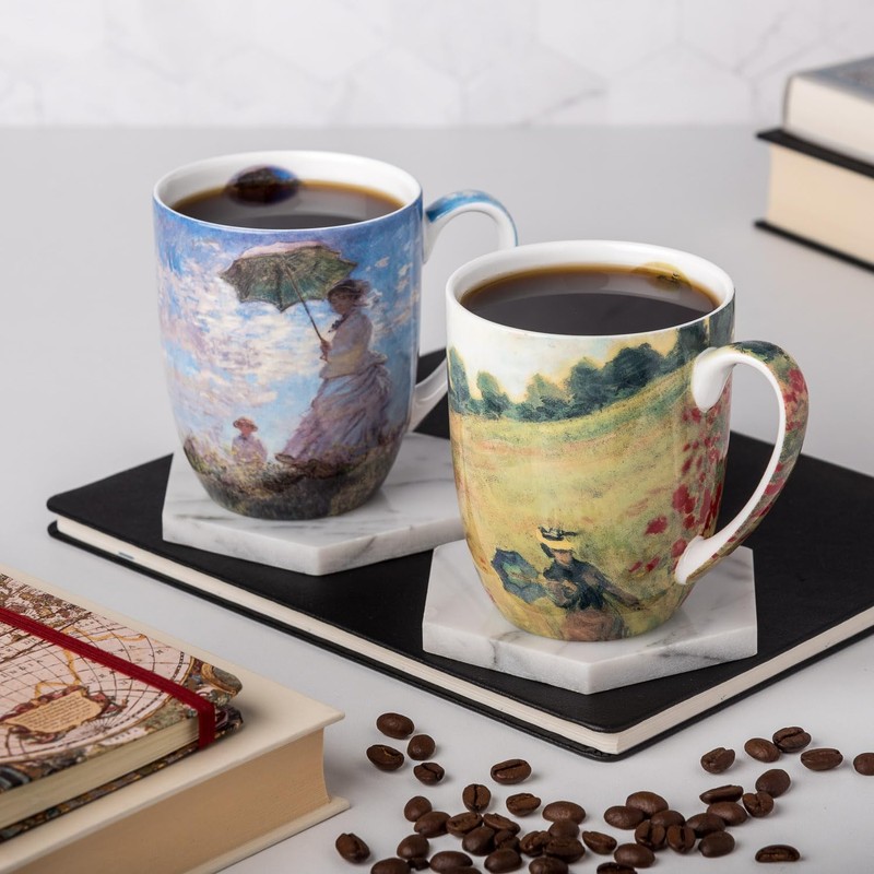 McIntosh Monet Scenes with Women Fine Bone China Set of