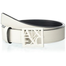 A | X ARMANI EXCHANGE Women's Ax Tonal Logo Hardware Belt, Giselle, 70