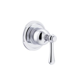 Danze D560957T Opulence Single Handle Trim Kit for 3/4-Inch Volume Control/Shut-Off Valve or 3-Port/4-Port Shower Diverter, Valve Not Included, Chrome