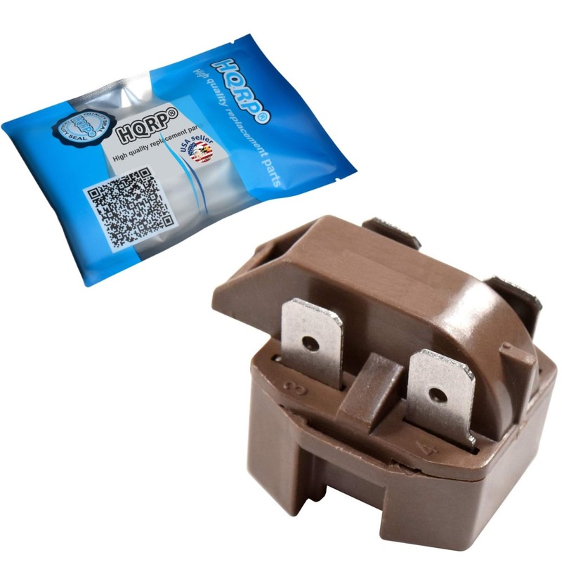 HQRP 2-Pack PTC Start Relays/Starter Replacement compatible with Magic Chef