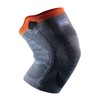 Verstärkte Kniebandage von Thuasne Sport - Grau/Orange - Größe L