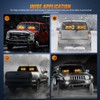 Nilight 40LED Amber Emergency Strobe Traffic Advisor Light Bar with