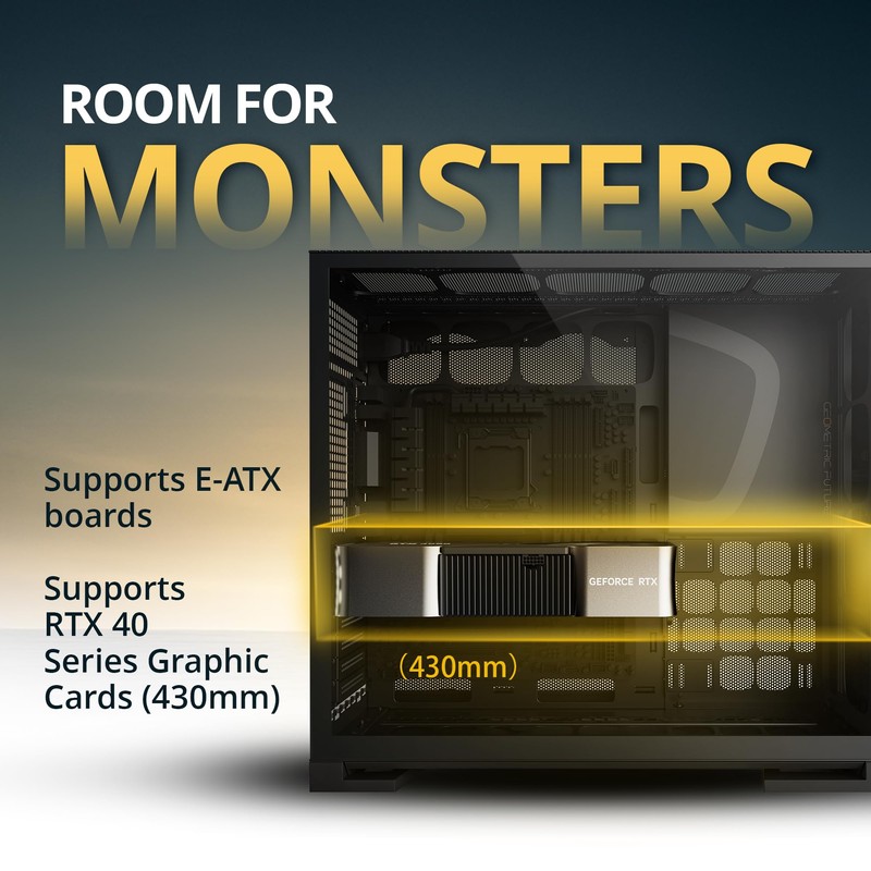 Geometric Future M5 Vent Mesh Front Panel Tempered Glass Mid