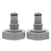 UKCOCO 2pcs Swimming Pool Vacuum Hose Adapter, Grey 32mm Pipe