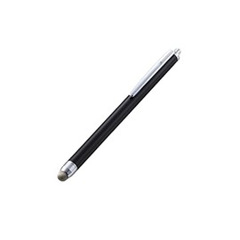 Elecom P-TPS03BK/12 Stylus Pen 12 Pack Conductive Fiber Simple Package for Corporate Use, Black