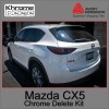 Avery Supreme Wrap 2017-2025 Mazda CX5 Chrome Delete Overlay