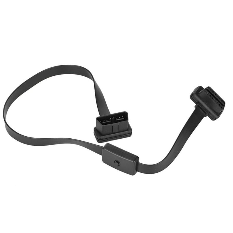 16 Pin Male to Female OBD2 Extension Cable Adapter Connector