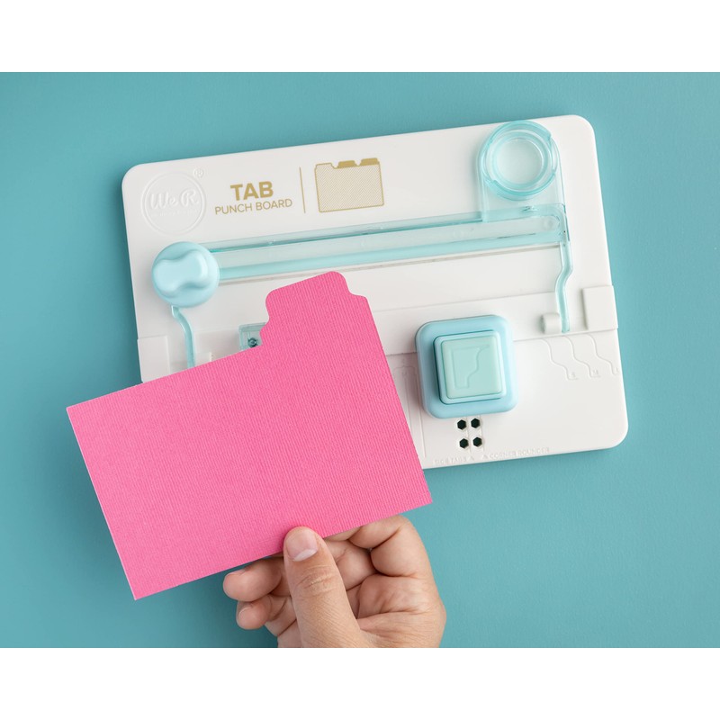 We R Memory Keepers Tool Tab Punch Board, 10 x
