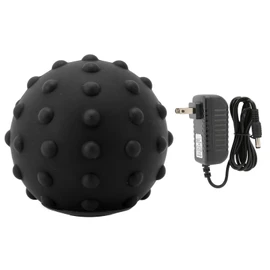 Bola de masaje vibrante, bola de masaje eléctrica de 4 velocidades rodillo de masaje de yoga eléctrico para fitness, alivio del dolor de la fascitis plantar, liberación miofascial